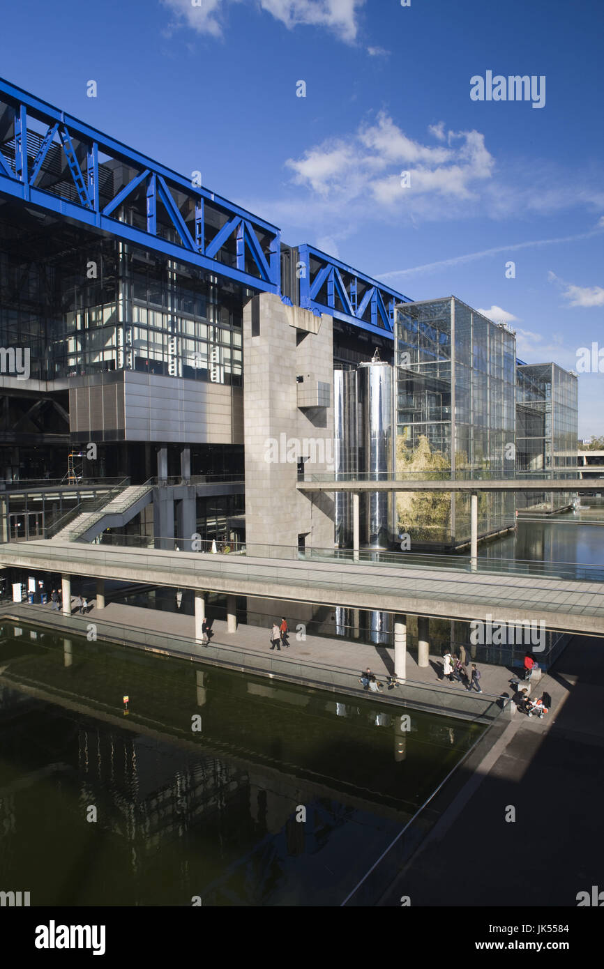 Parc de la villette mit der cite des sciences Fotos und Bildmaterial