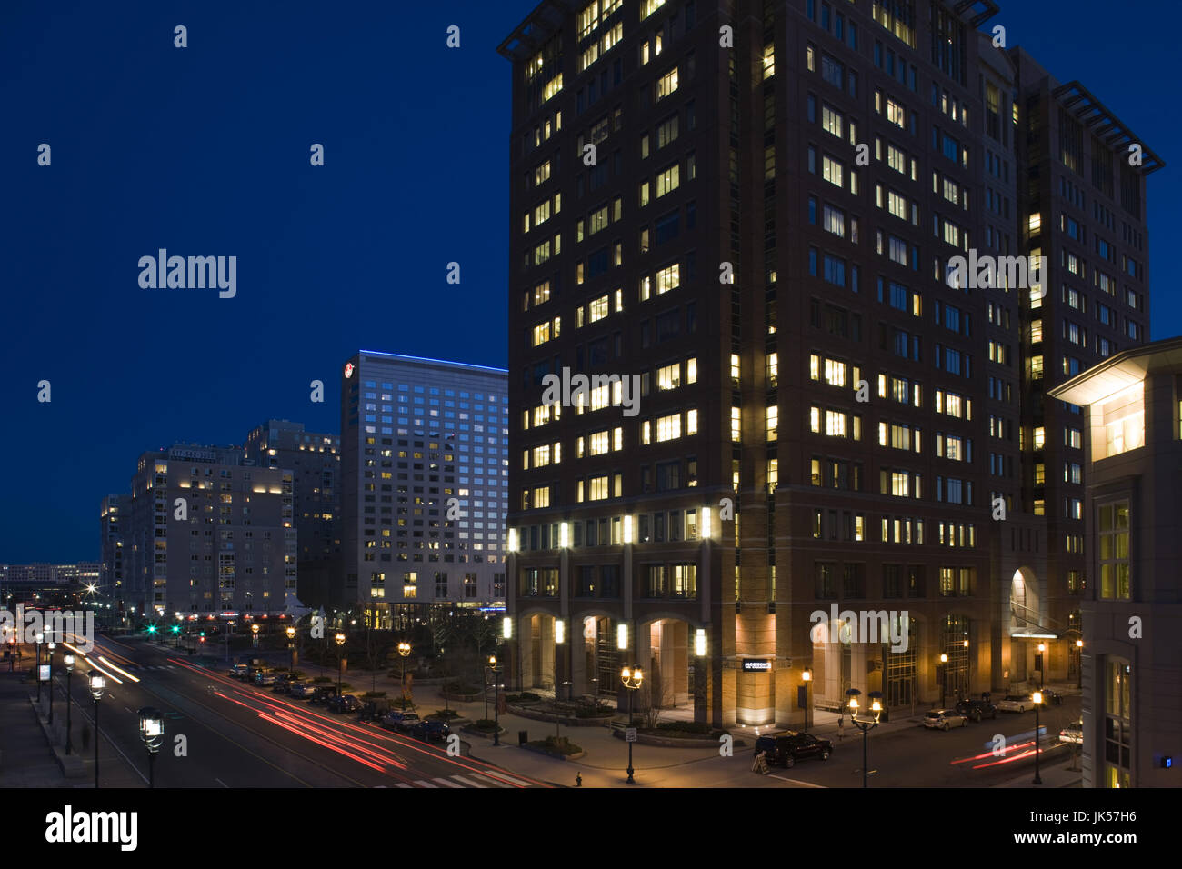 USA, Massachusetts, Boston, Massachusetts Neubauten der Waterfront Sanierung in South Boston, Stockfoto