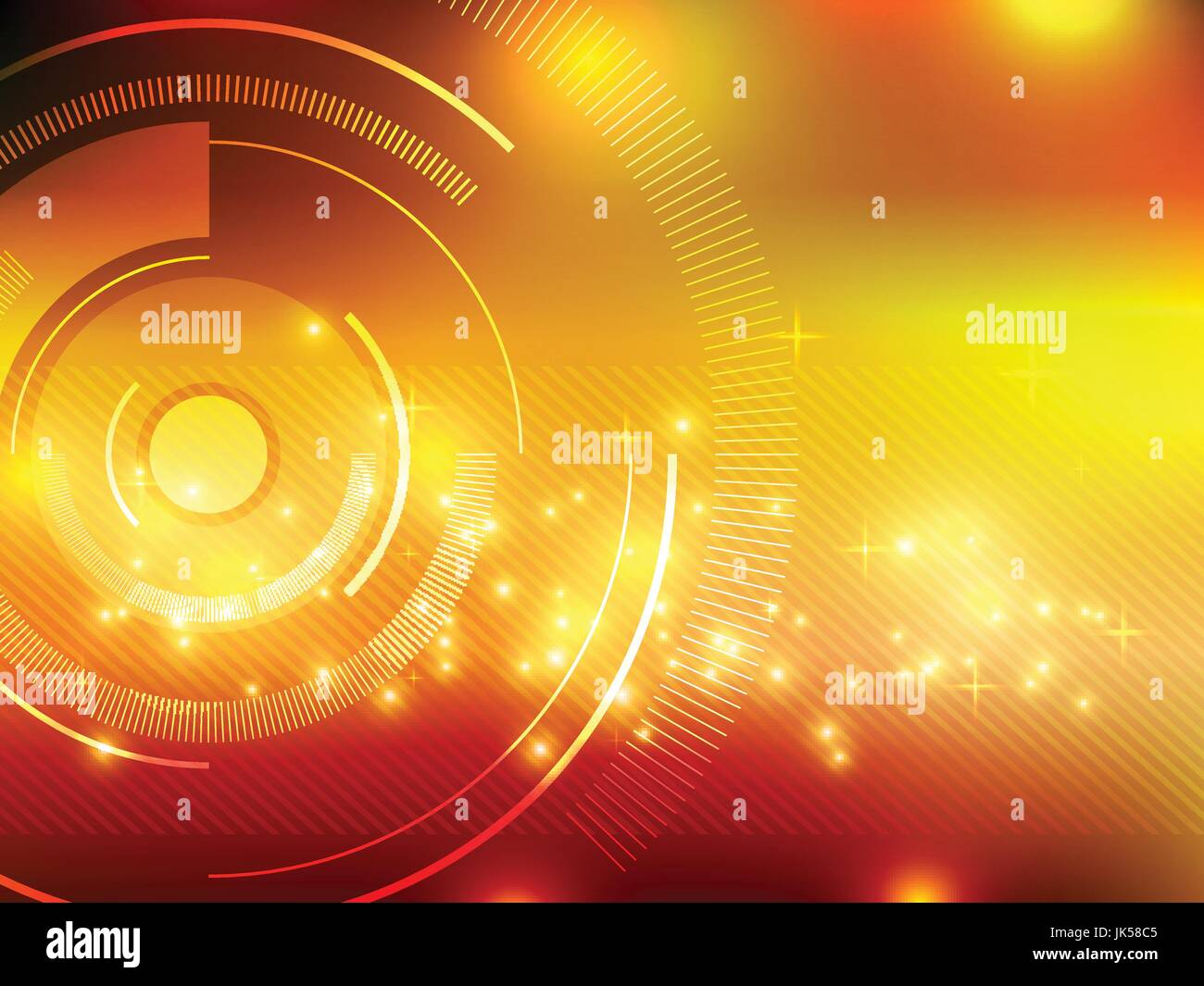 Abstrakte Technologie Hintergrund mit Sechsecken. Hintergrund abstrakt. Stock Vektor