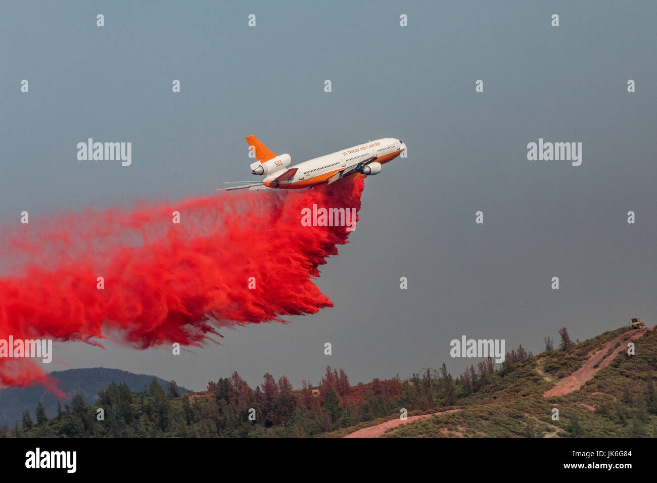 Detwiler Brand, Kalifornien in der Nähe von Mariposa Stockfoto