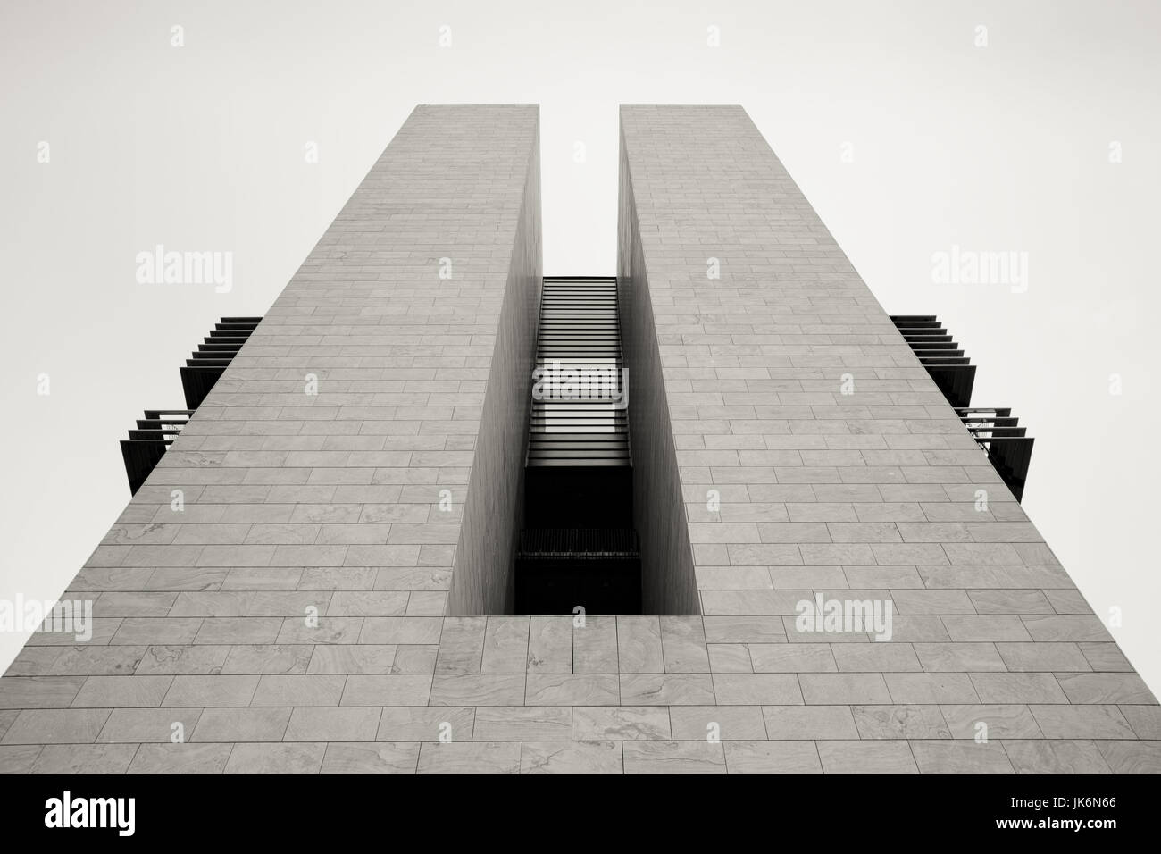 Italien, Lombardei, Lago di Lugano, Campione DItalia Casino di Campione, Mario Botta, Architekt Stockfoto