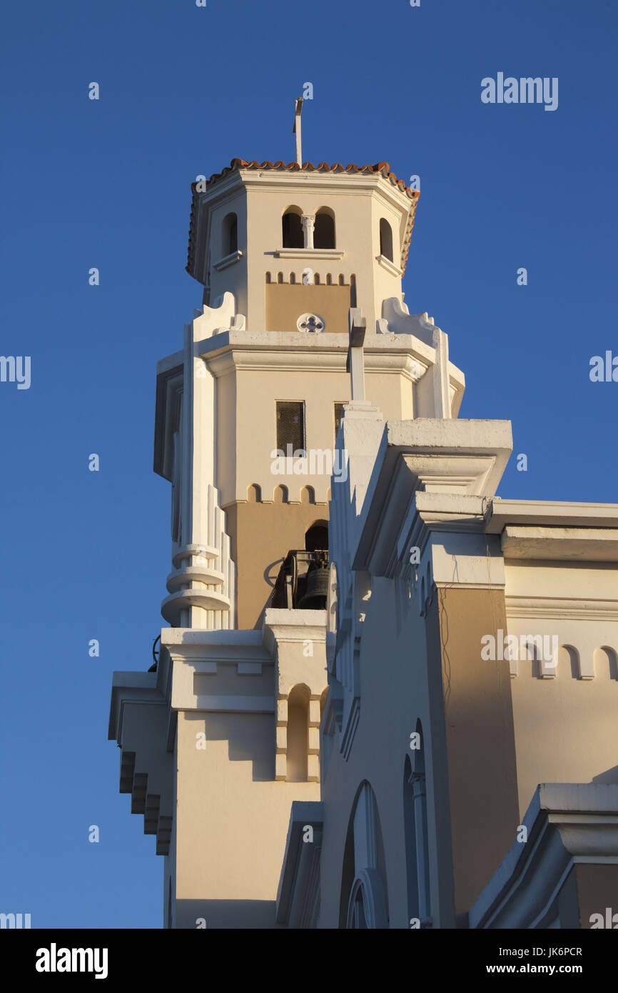 Puerto Rico, South Coast, Yauco, Iglesia Católica Nuestra Señora del Rosario Kirche Stockfoto