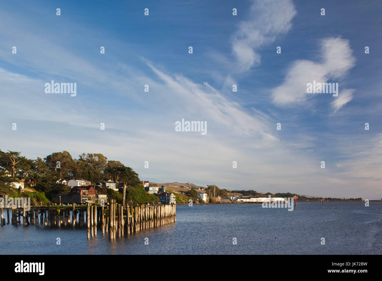 USA, Kalifornien, Nord-Kalifornien, North Coast, Bodega Bay, Bodega Harbor Stockfoto