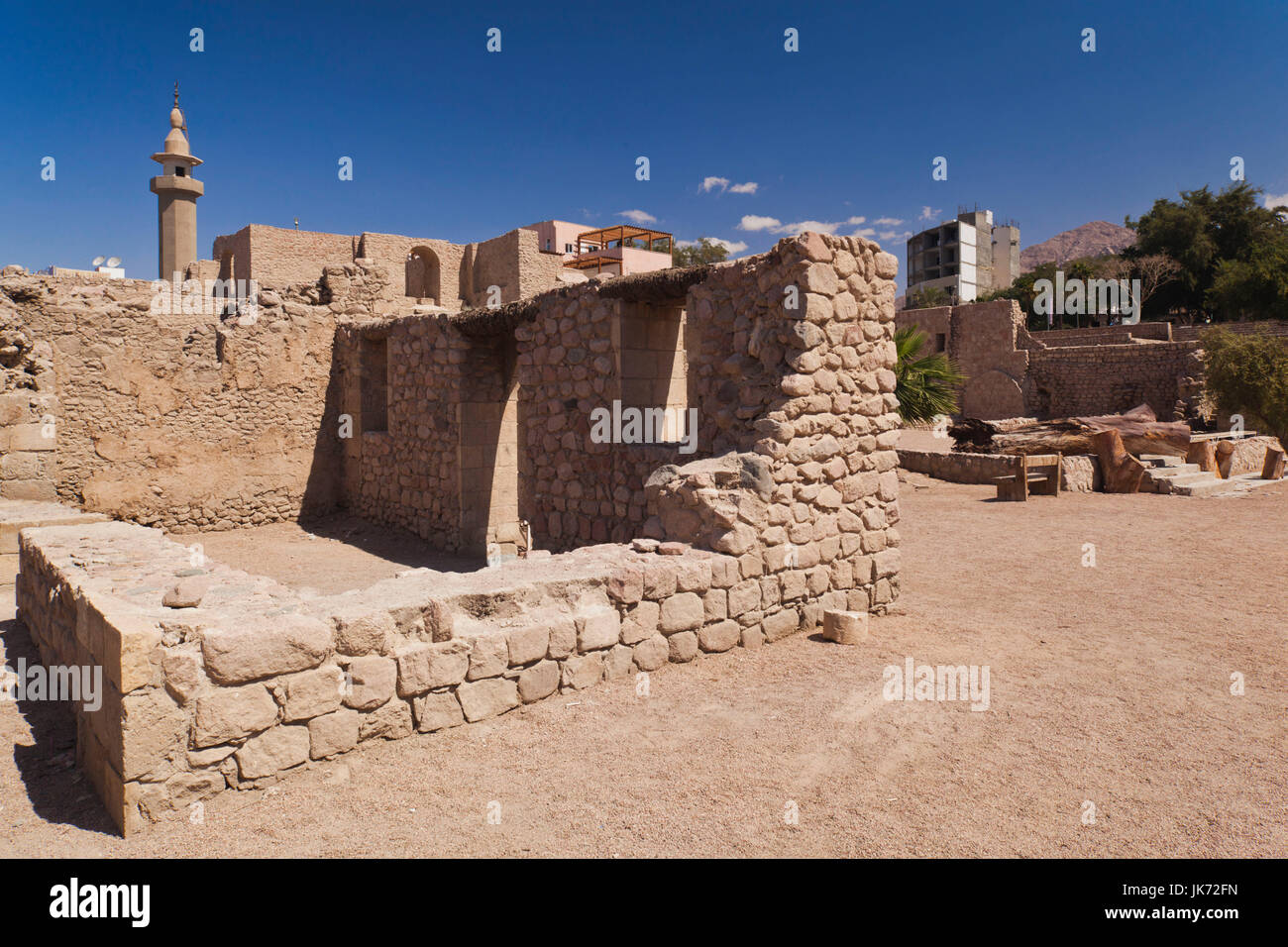 Aqaba, Jordanien Aqaba Fort, osmanische Festung Stockfoto