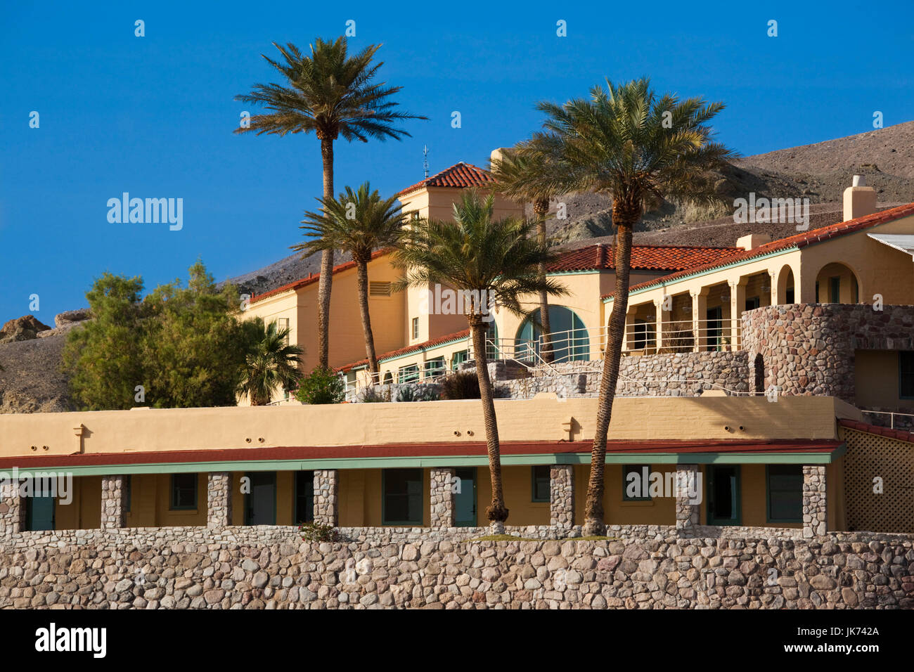 USA, Kalifornien, Death Valley Nationalpark, Furnace Creek, Furnace Creek Inn Stockfoto