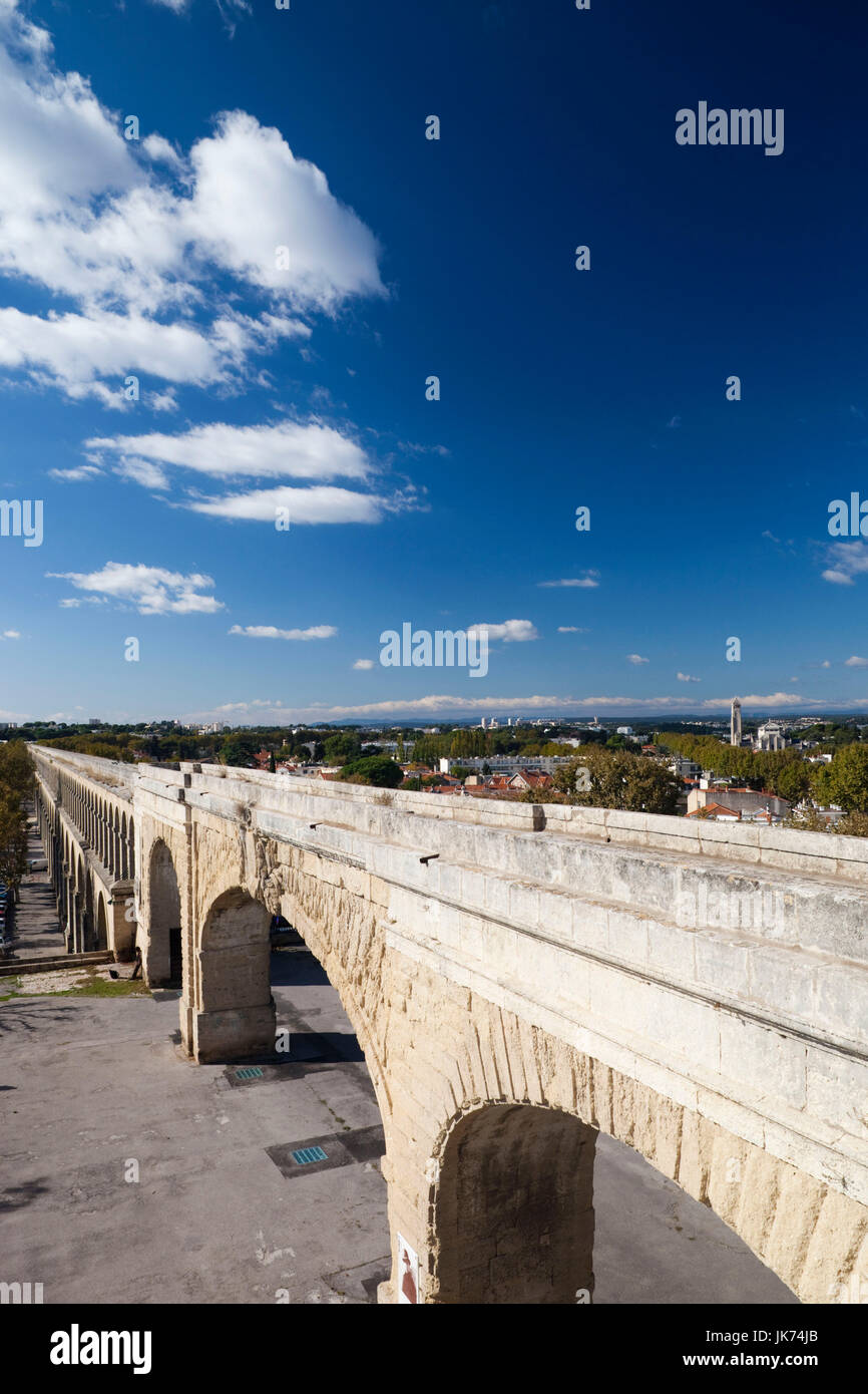 Frankreich, Languedoc-Roussillon, Departement Hérault, Montpellier, St. Clemens Aquädukt Stockfoto