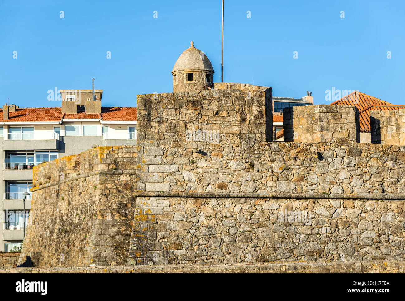 Sao Joao da Foz Festung in Foz Douro Bezirk von Porto Stadt, zweitgrößte Stadt in Portugal Stockfoto