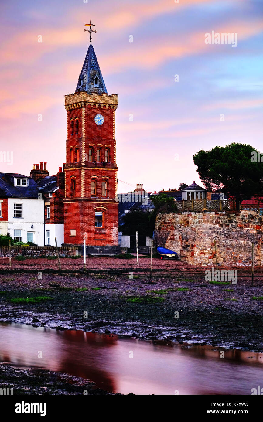 Peters-Turm, Lympstone, Devon (verwaltet vom Landmark Trust) Stockfoto