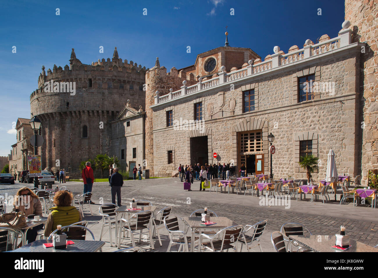 Spanien, Castilla y Leon Region, Provinz Avila, Avila, Avila Kathedrale Stockfoto