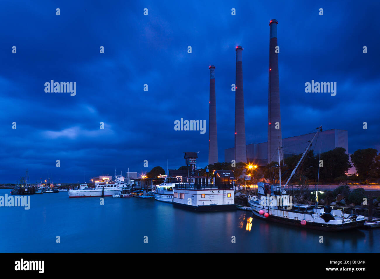 USA, California, Southern California, Morro Bay, Hafen, dawn Stockfoto