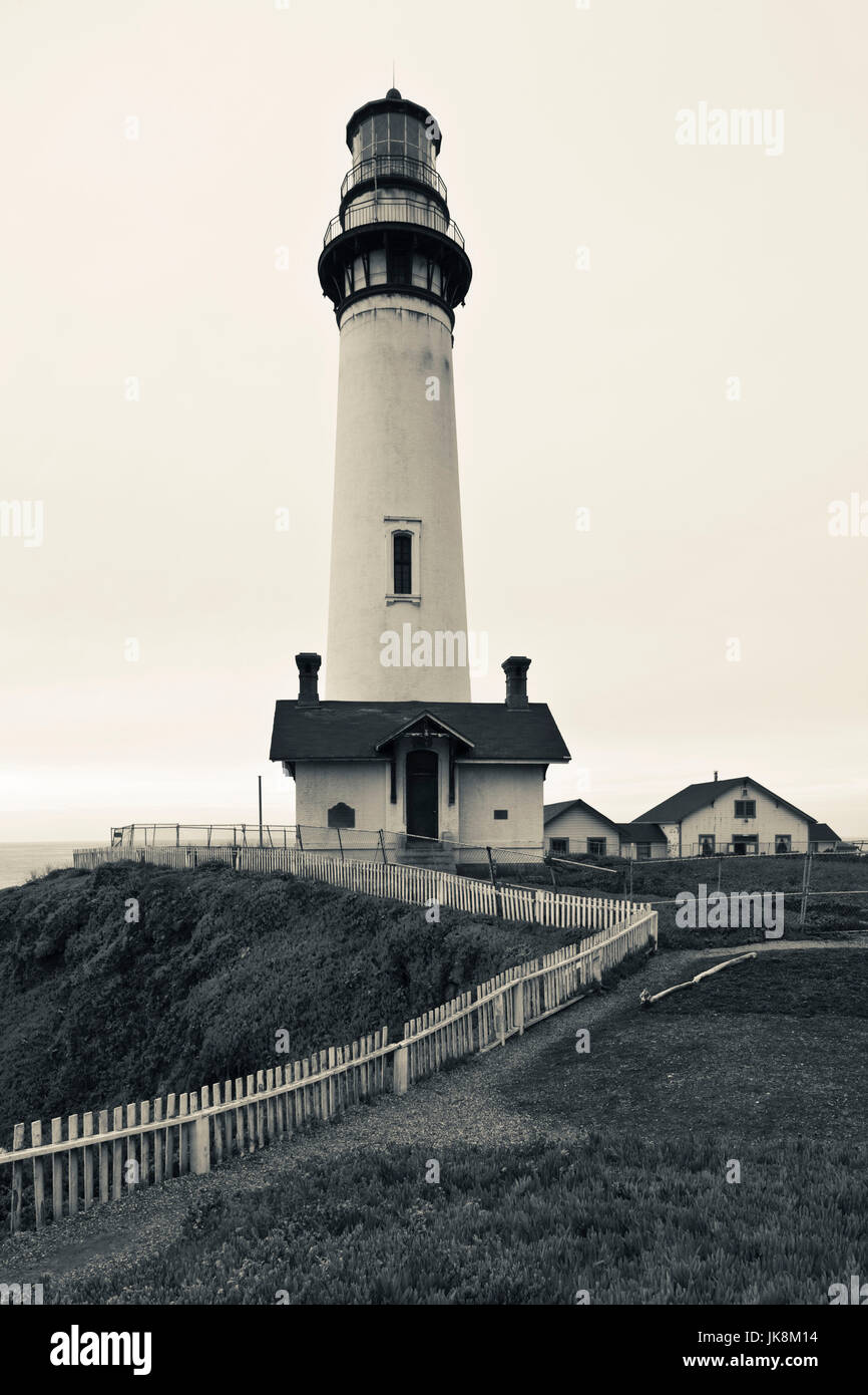 USA, Kalifornien, Central Coast, Pigeon Point Pigeon Point Lighthouse Station State Historic Park Stockfoto