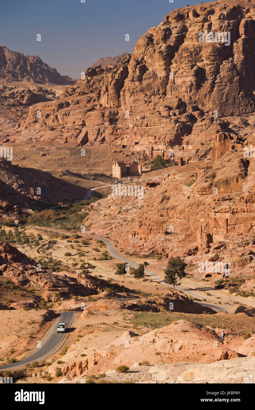 Jordanien, Petra-Wadi Musa, antiken Nabatean Stadt Petra, Umm Sayhoun Zugang Straße Stockfoto