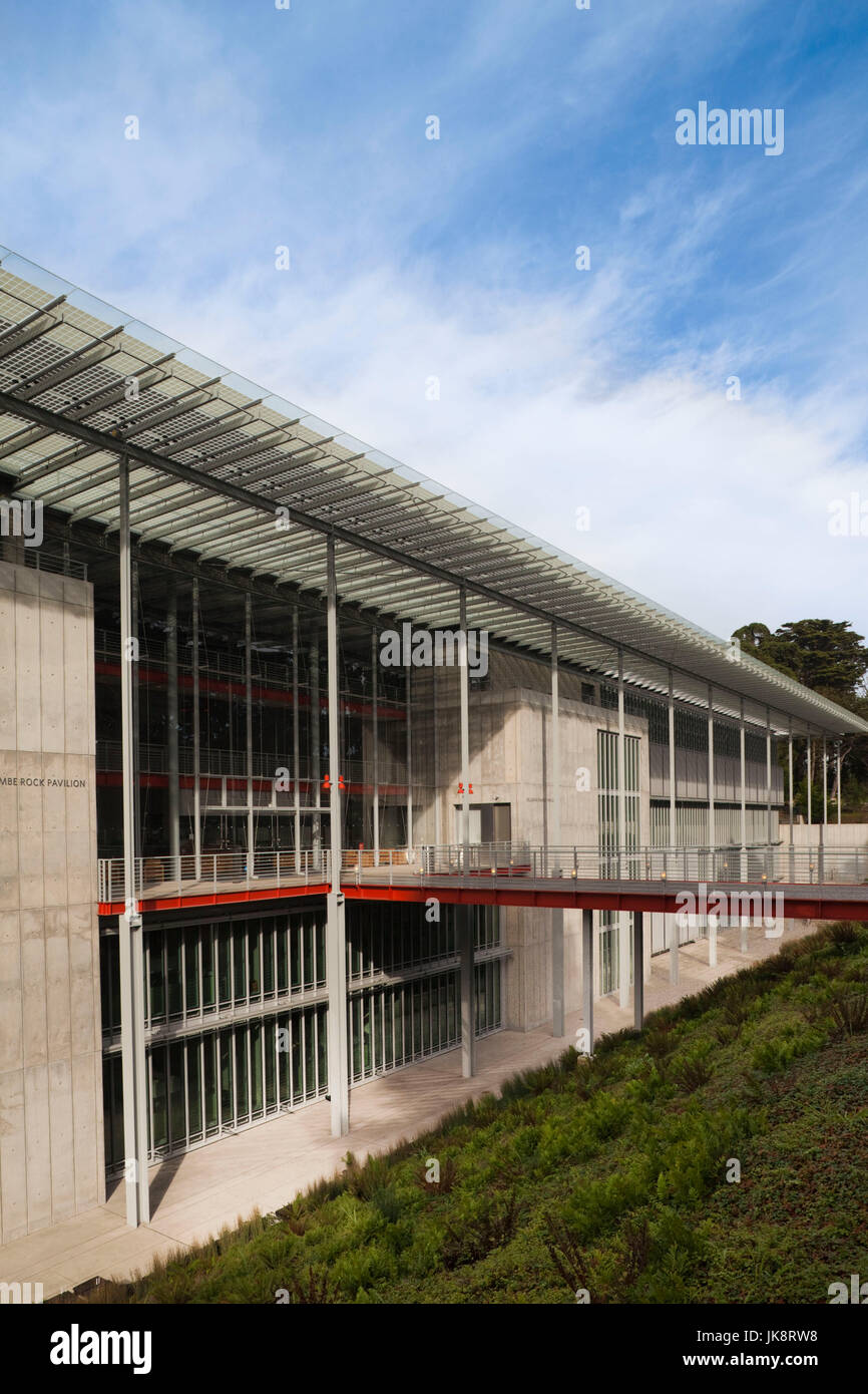 USA, California, San Francisco, Golden Gate Park, California Academy of Sciences Museum, außen Stockfoto