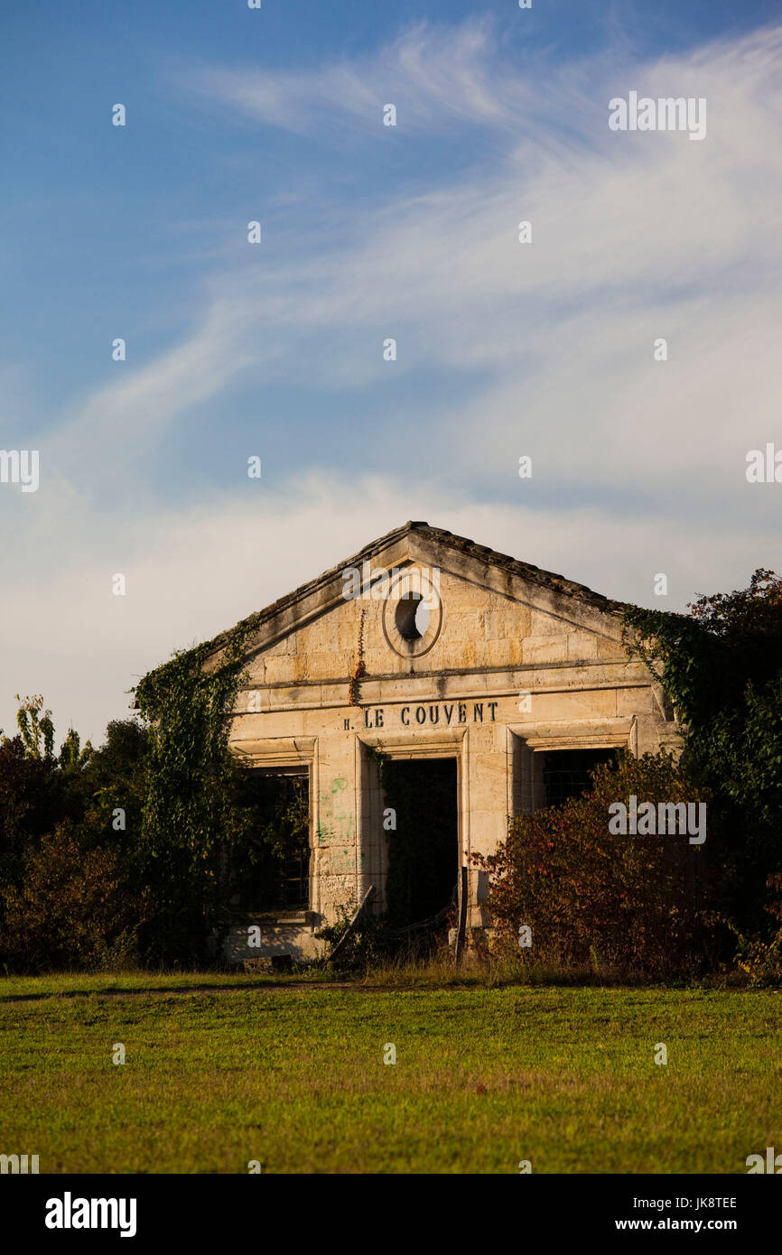Frankreich, Region Aquitanien, Gironde Abteilung, St-Emilion, Weinstadt, Ruinen von Le Couvent Stockfoto