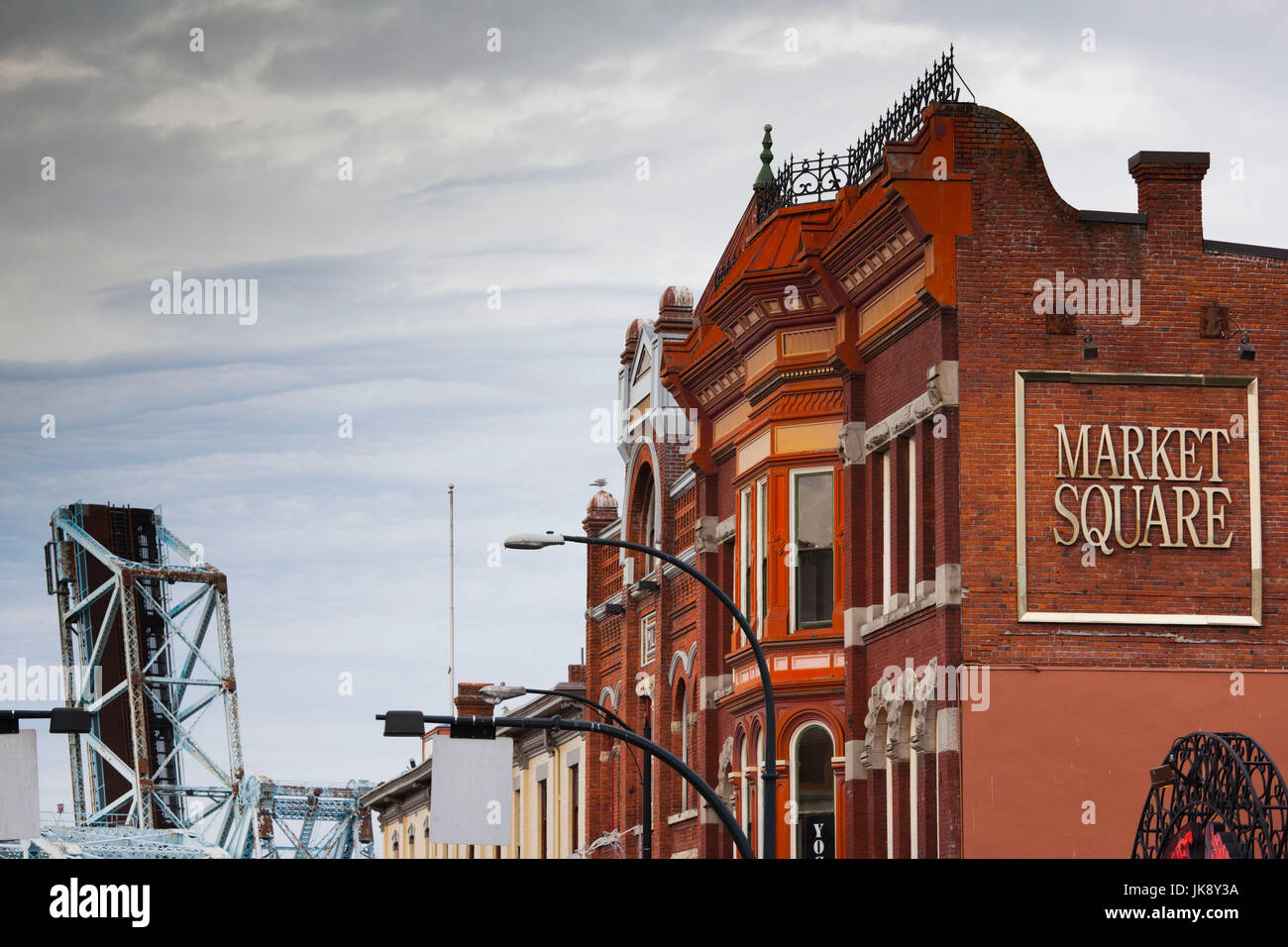 Kanada, British Columbia, Vancouver Island, Victoria, Marktplatz Stockfoto