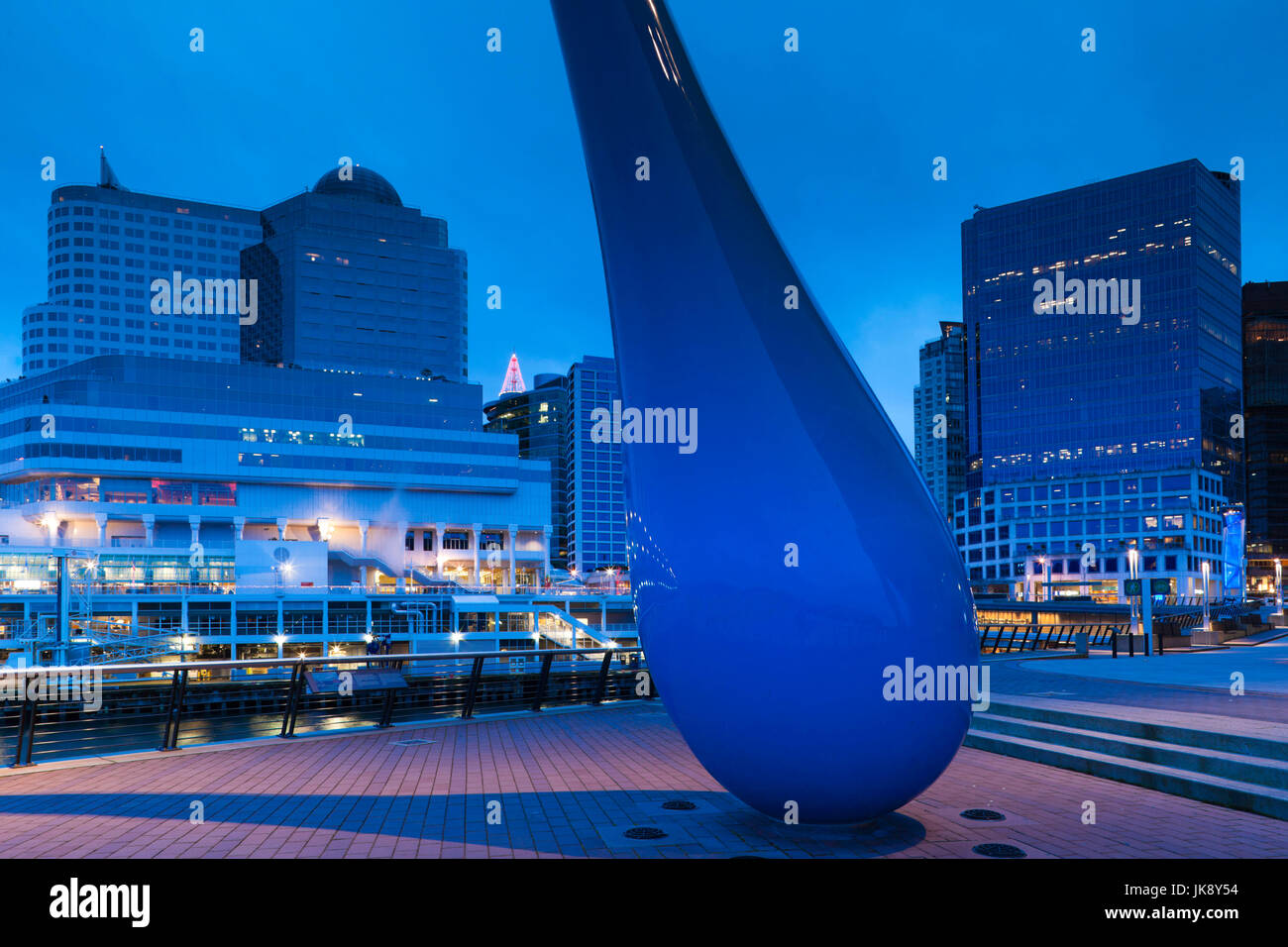 Kanada, British Columbia, Vancouver, Canada Place, dawn Stockfoto