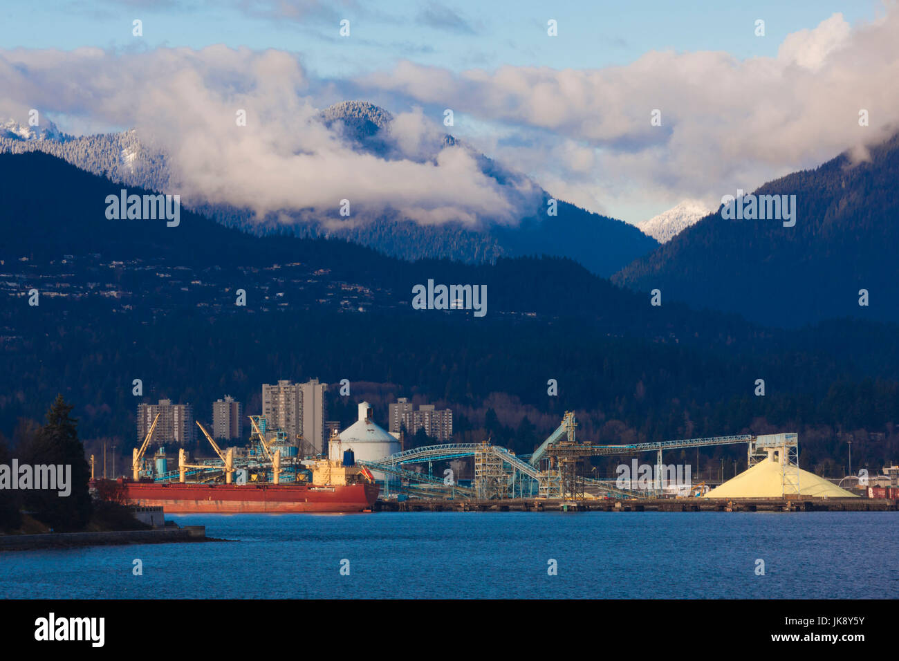 Kanada, British Columbia, Vancouver, Hafen von Vancouver Stockfoto