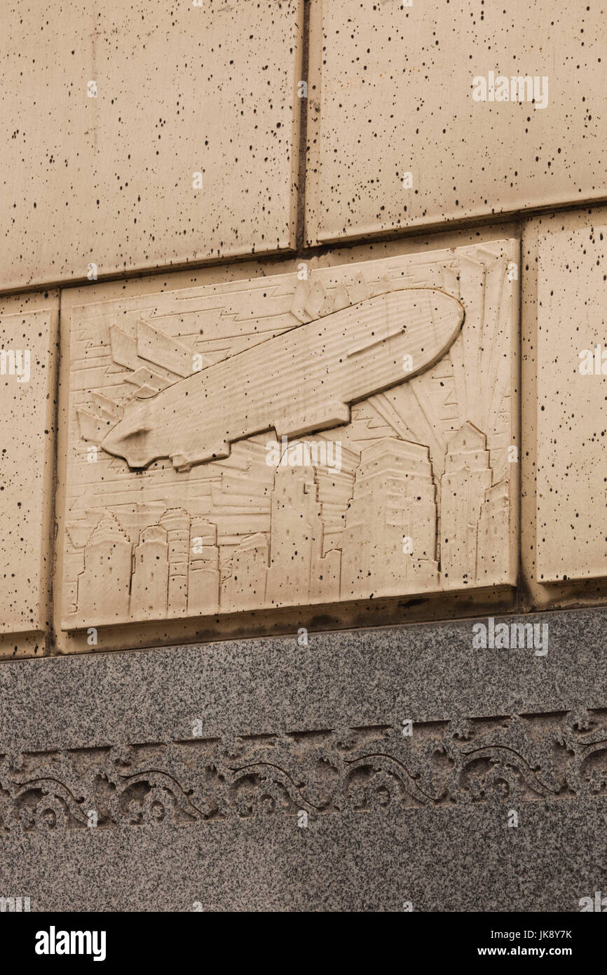 Kanada, British Columbia, Vancouver, Detail der Marine Building Stockfoto