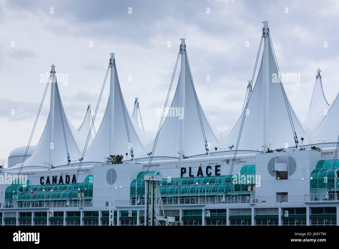 Kanada, British Columbia, Vancouver, Canada Place, detail Stockfoto