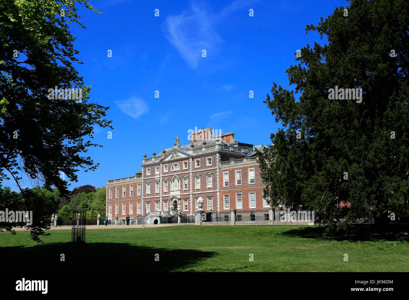 Sommer, Wimpole Hall, ein 17. Jahrhundert englischen Herrenhaus, Cambridgeshire, East Anglia, England UK, Heimat des Earl von Catherine Hardwicke. Stockfoto