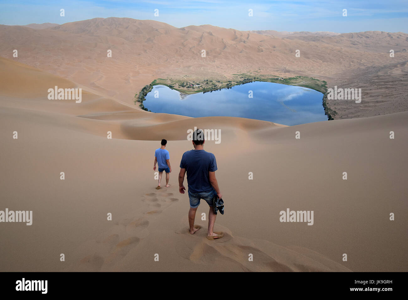Innere Mongolei, Wüste Gobi Stockfoto