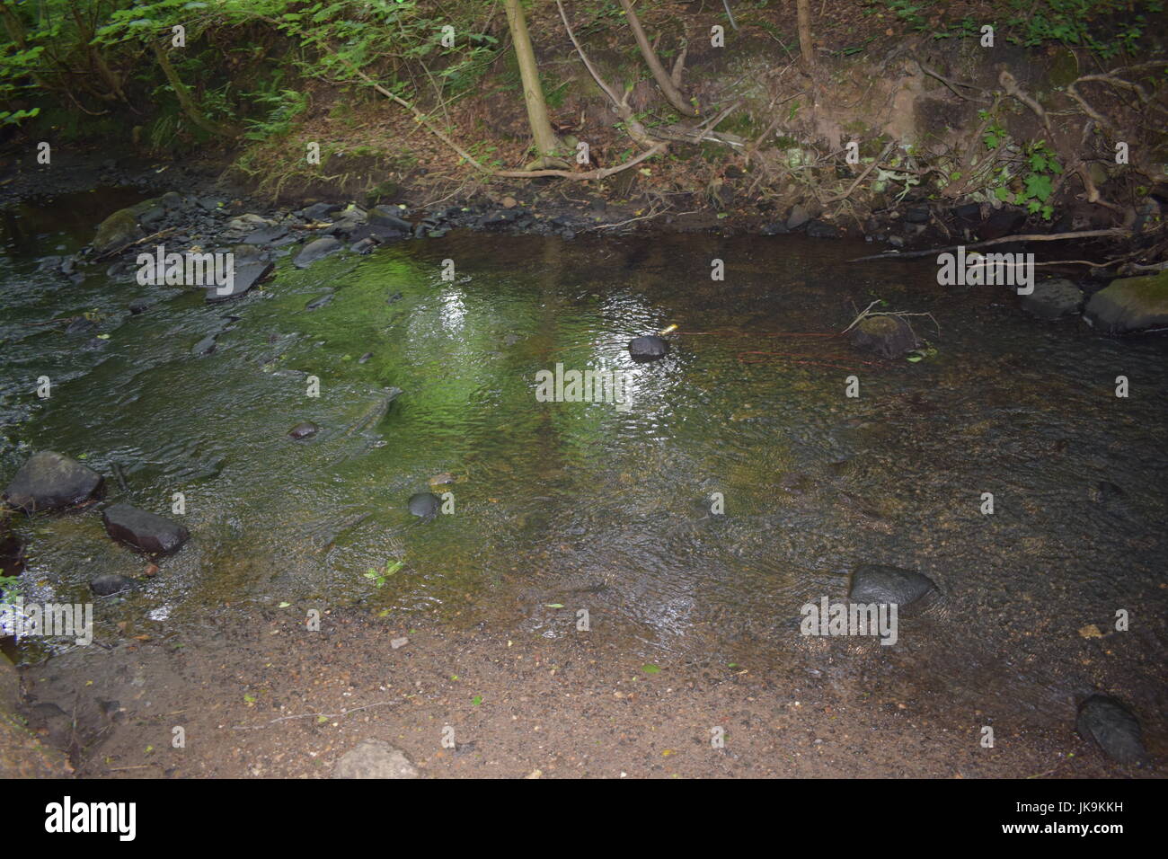 Bild von einem Fluss oder verbrennen Stockfoto