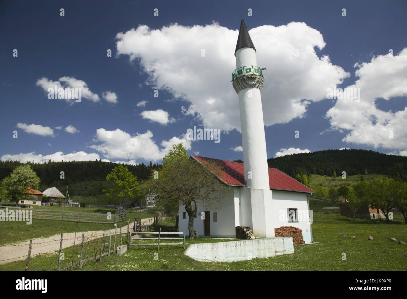 Montenegro, Dacici, Dorf, Kleine Moschee, Stockfoto