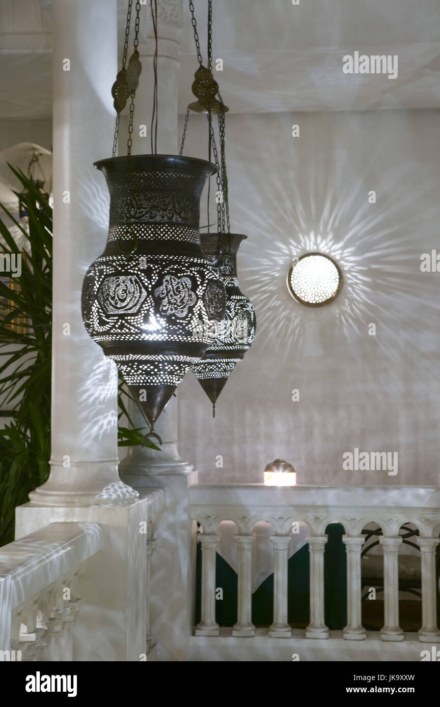 Marokko, Casablanca, "Ricks Café", Innenansicht, Stockfoto