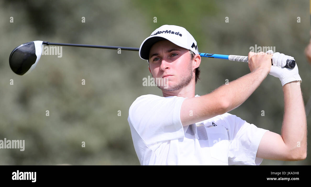 Kanadas Austin Connelly am 1. Tag drei The Open Championship 2017 im Royal Birkdale Golf Club, Southport. Stockfoto