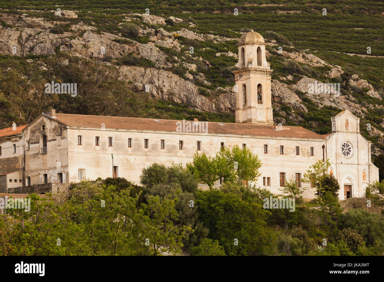 Frankreich, Korsika, Haute-Corse Abteilung, La Balagne Region, Corbara, Couvent de Corbara Kloster, gegründet im Jahre 1430 Stockfoto