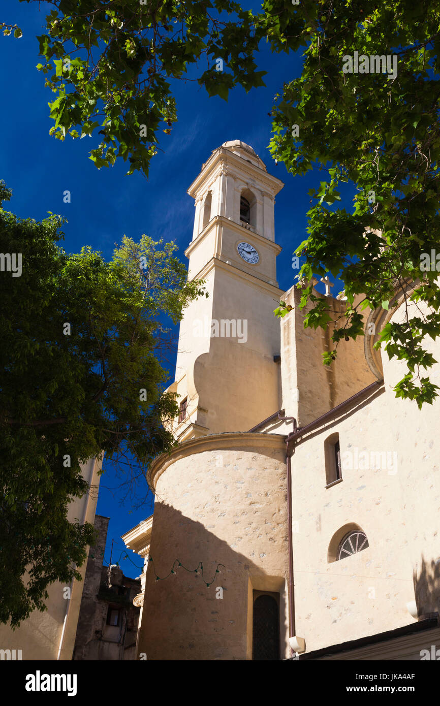 Frankreich, Korsika, Haute-Corse Abteilung, Le Cap Corse, Bastia, Place du Marche, Eglise St-Jean-Baptiste-Kirche Stockfoto