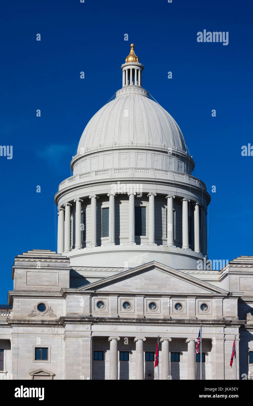 USA, Arkansas, Little Rock, Arkansas State Capitol, außen Stockfoto