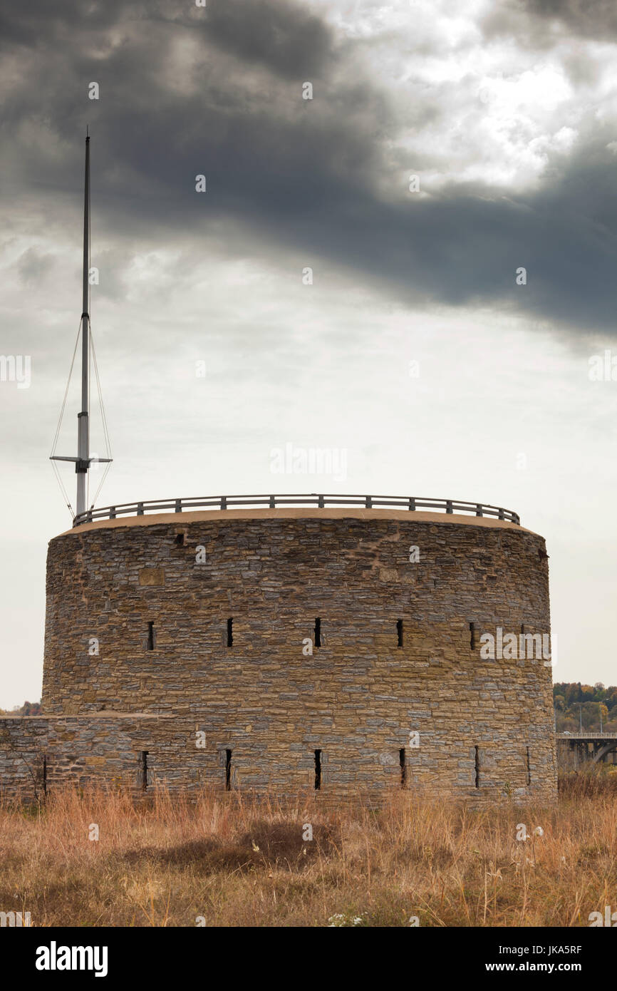 USA, Minnesota, Minneapolis, historischen Fort Snelling nördlichsten US militärischer Vorposten im frühen 19. Jahrhundert Stockfoto