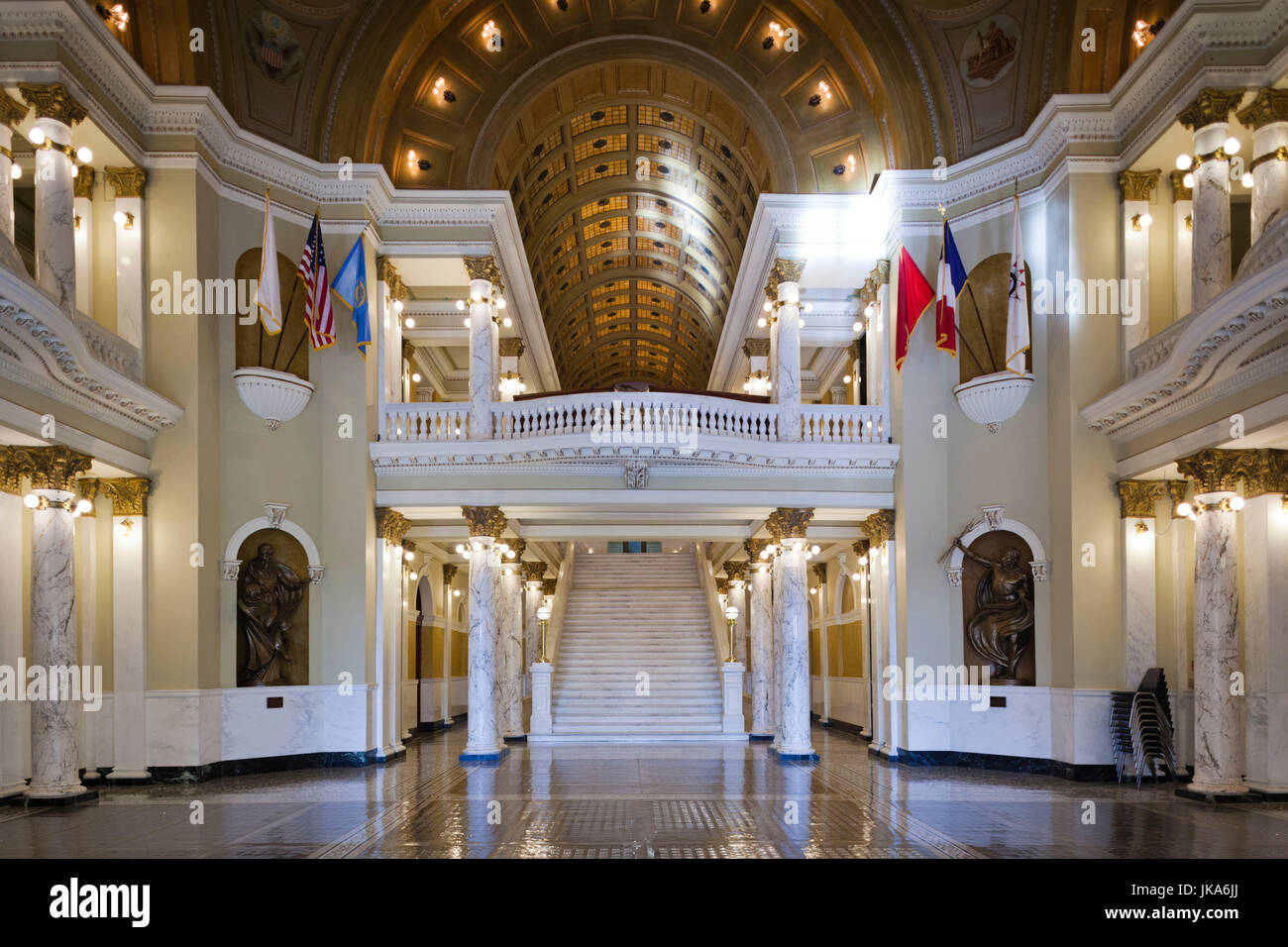 USA, South Dakota, Pierre, South Dakota State Capitol, Innenraum Stockfoto