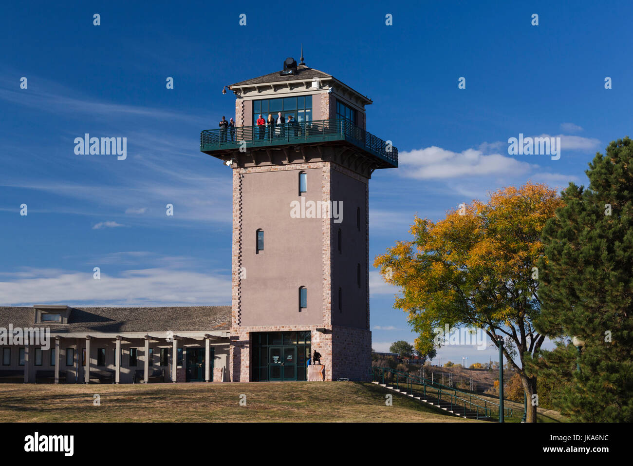 USA, South Dakota Sioux Falls, Sioux Falls Park, Aussichtsturm Stockfoto