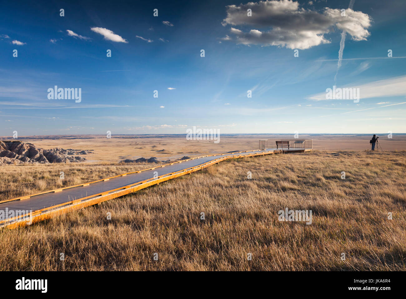 USA, South Dakota, Interieur, Badlands Nationalpark Stockfoto