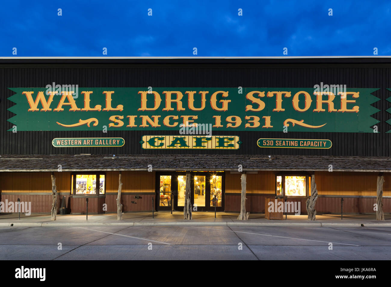 USA, South Dakota, Wand, Wand-Drogerie, außen Stockfoto