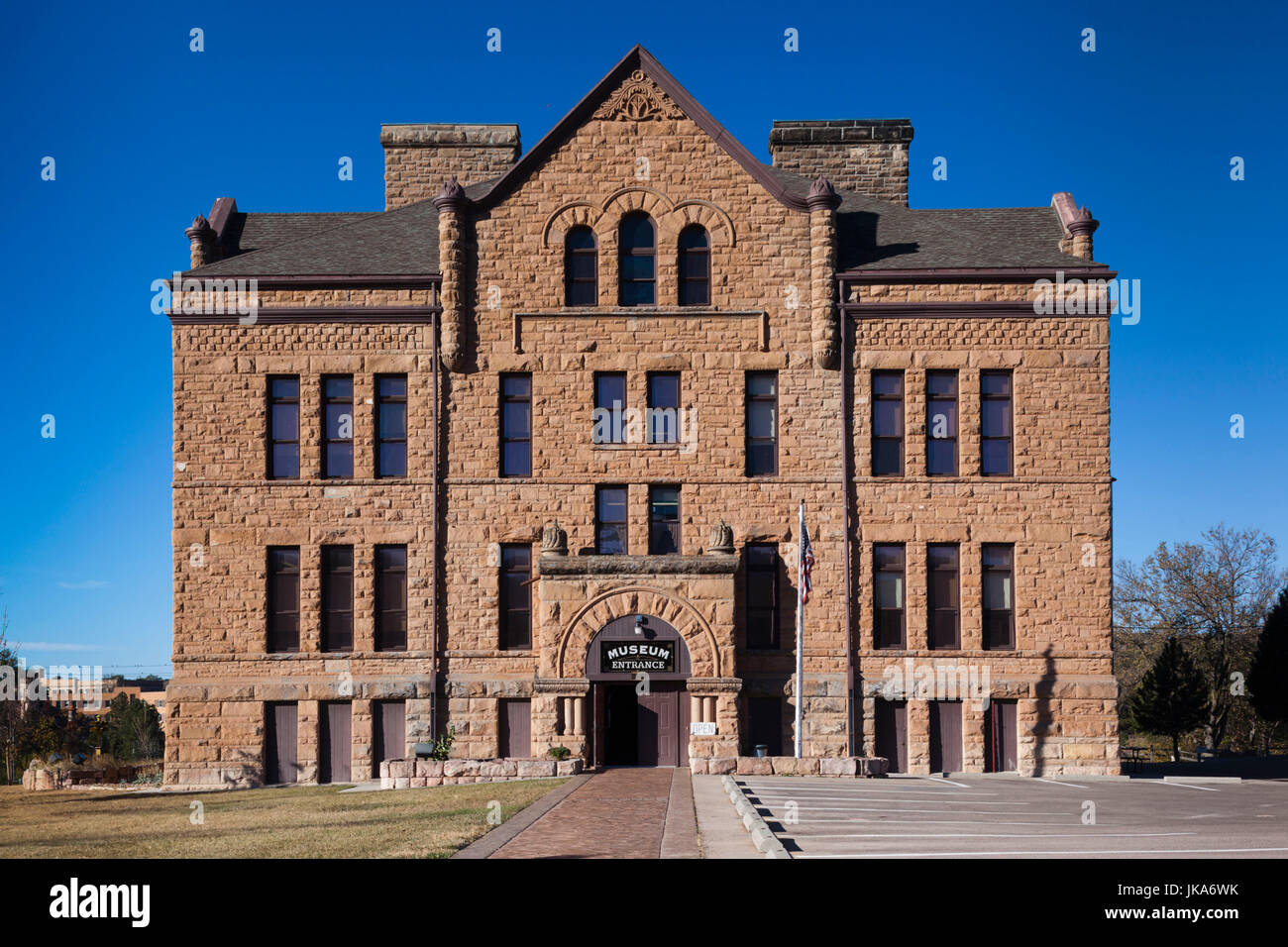 USA, South Dakota, Black Hills National Forest, heiße Quellen, Fall River County Pioneer Museum Stockfoto