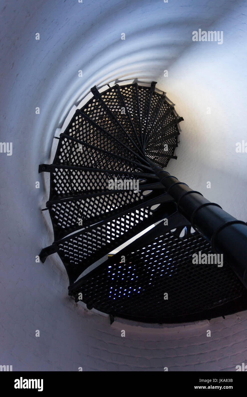 USA, Florida, Jupiter, Jupiter Inlet Leuchtturm, Treppe Stockfoto