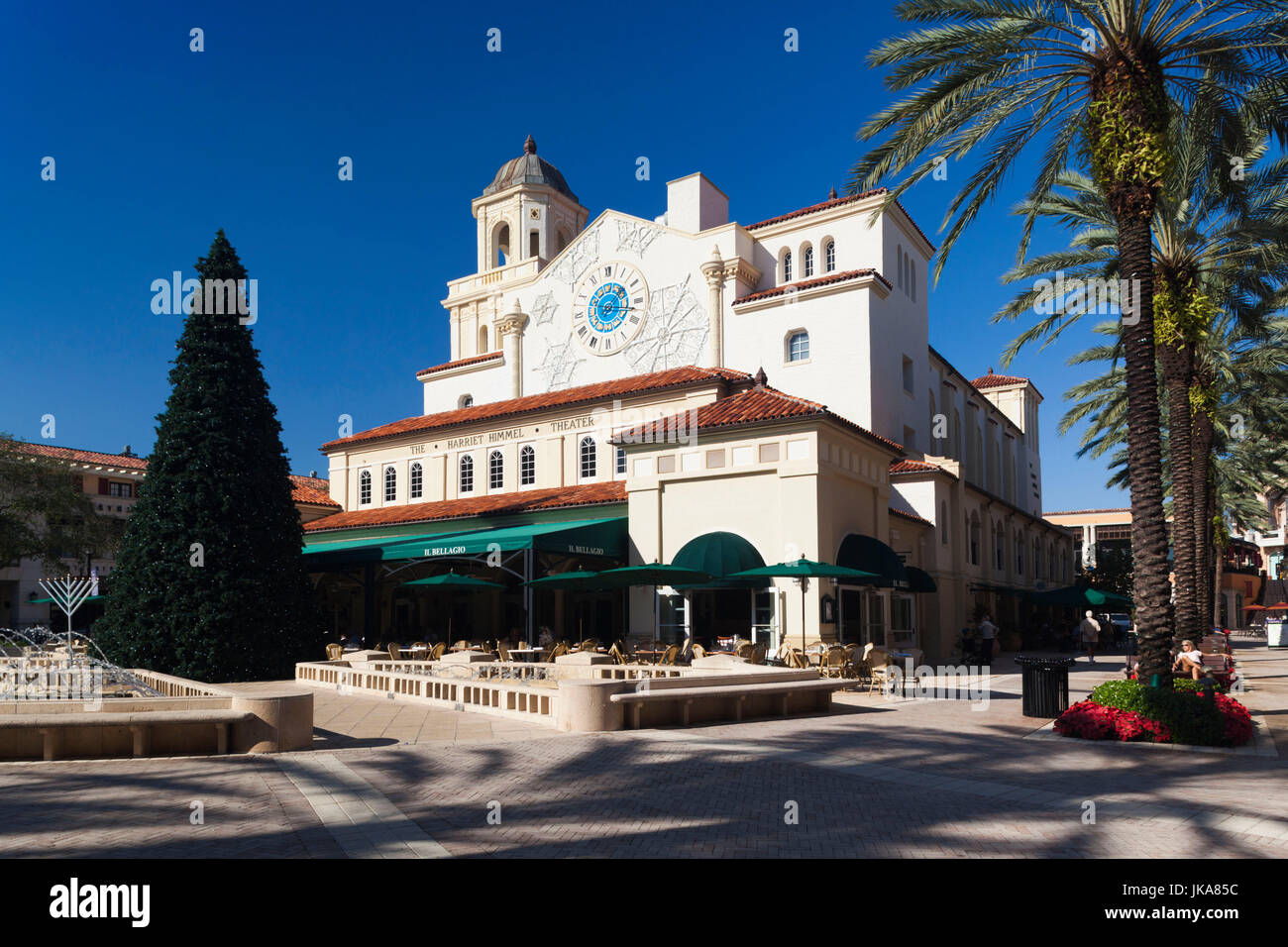USA, Miami, West Palm Beach, City Place Mall, Harriet Himmel Theater Stockfoto