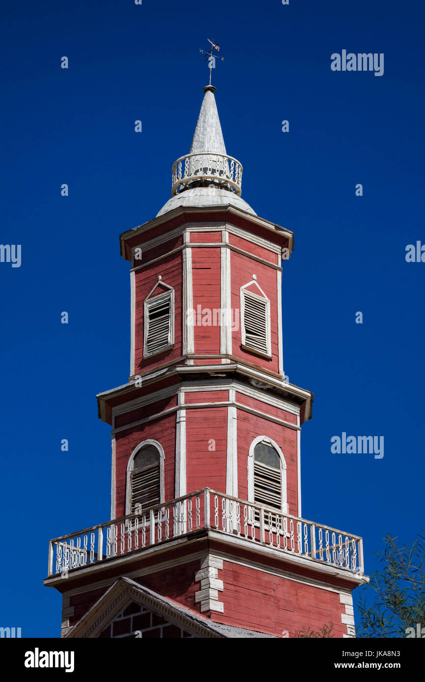 Chile, Elqui-Tal, Nobelpreisträgerin, Stadtkirche Stockfoto