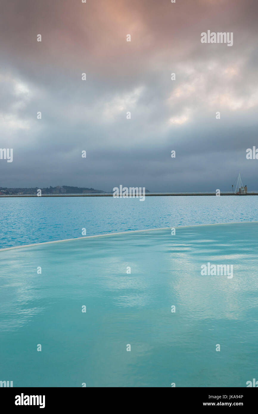 Chile, Algarrobo, San Alfonso del Mar, weltweit größten künstlichen pool Stockfoto