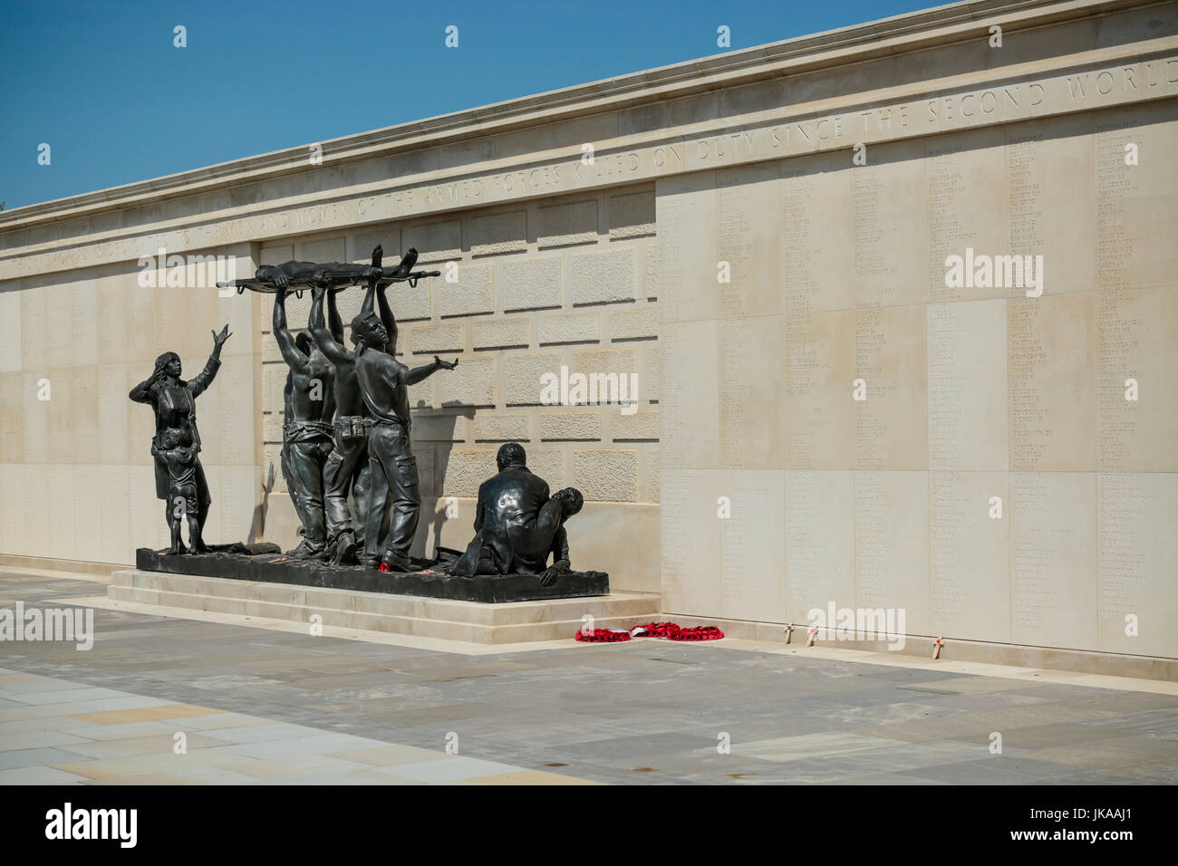 Das National Memorial Arboretum in Alrewas, Staffordshire Stockfoto