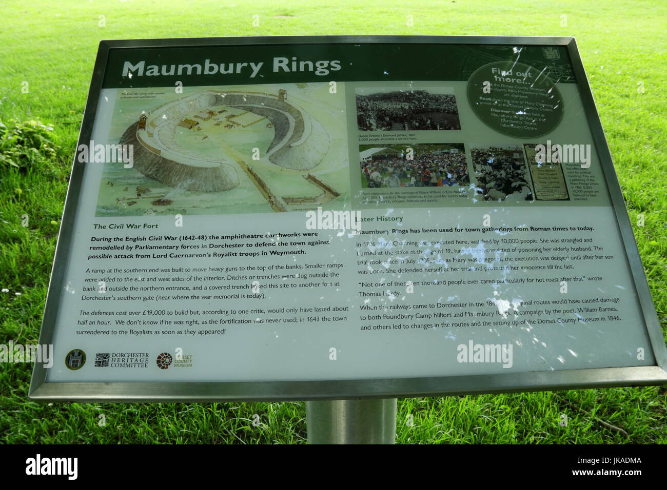 Maumbury Ringe, Dorchester, Dorset, Großbritannien Stockfoto