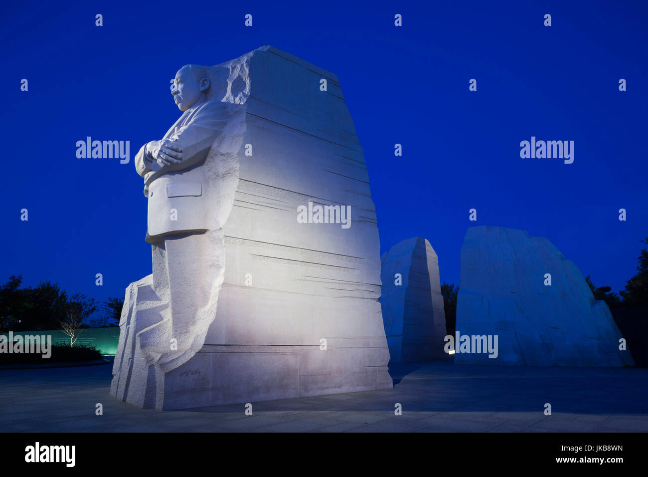 USA, Washington DC, Martin Luther King Memorial, dawn Stockfoto