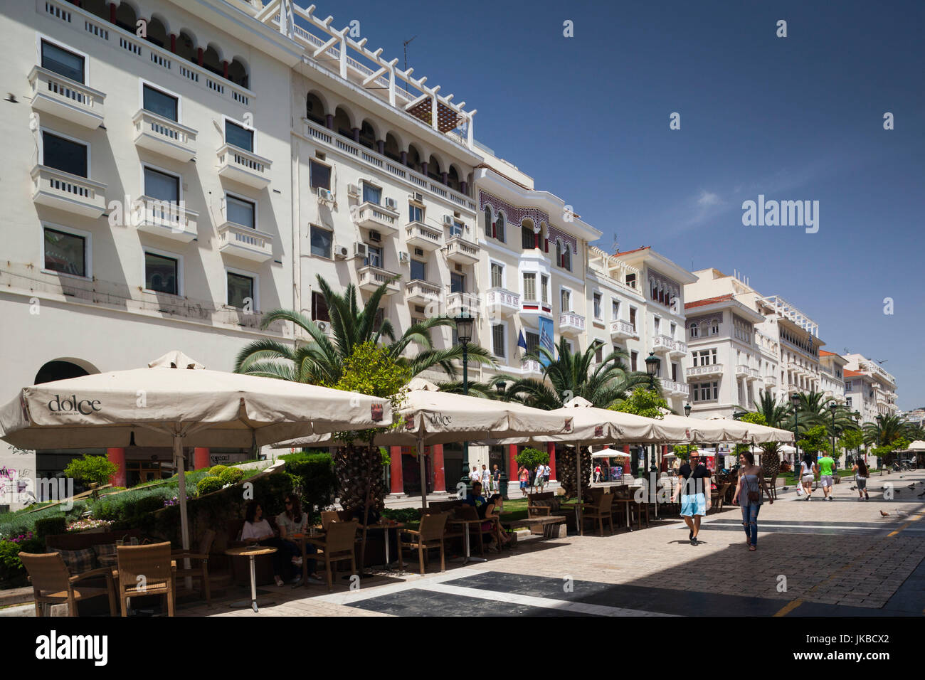 Griechenland, Mazedonien Zentralregion, Thessaloniki, Aristotelous Square, buildlings Stockfoto