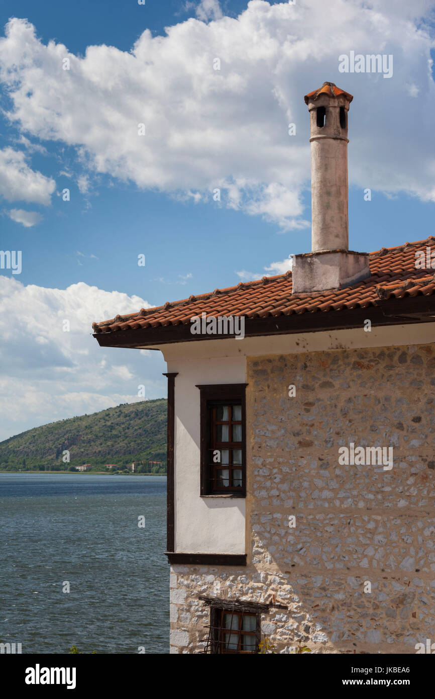 Griechenland, Mazedonien Region West, Kastoria, osmanischen Haus, Schornstein-Detail Stockfoto