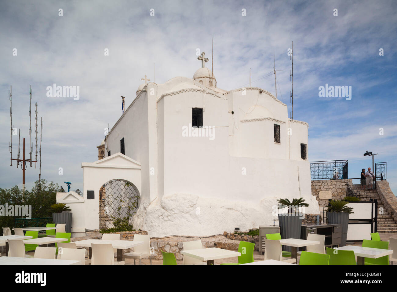 Griechenland, Region Zentral-Griechenland, Athen, Lycabettus-Hügel, Kapelle des Agios Georgios Stockfoto