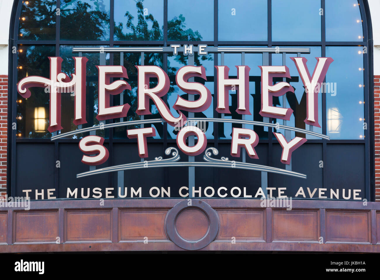 Usa, Pennsylvania, Hershey, The Hershey Story, Schokoladen-Museum  Stockfotografie - Alamy