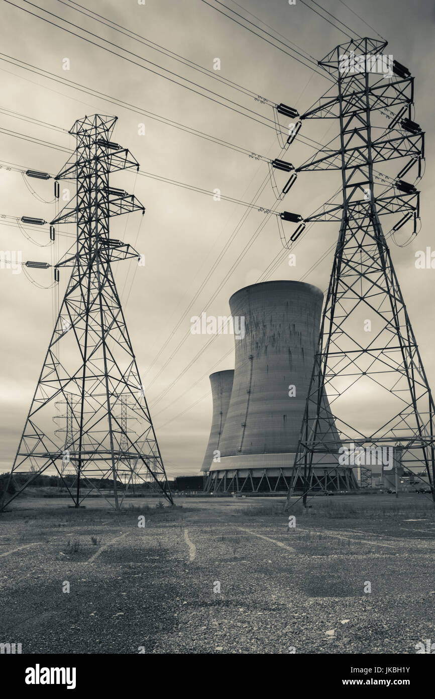 USA, Pennsylvania, Londonderry Township, Three Mile Island Nuclear Power Kraftwerk Stockfoto